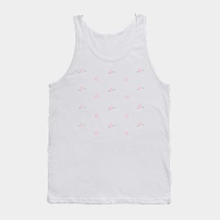 Cute Coquette pale pink flowers Tank Top